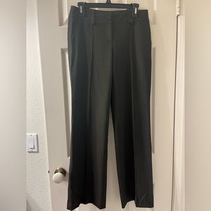 ann taylor women’s charcoal dark gray straight leg pants